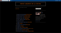 Desktop Screenshot of indice-recetas-iabaroni.blogspot.com