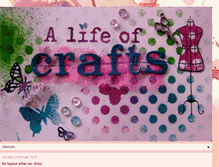 Tablet Screenshot of alifeofcrafts.blogspot.com