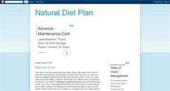 Desktop Screenshot of anaturaldietplan.blogspot.com