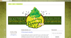 Desktop Screenshot of lemontartree.blogspot.com