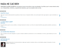 Tablet Screenshot of nadamecaebien.blogspot.com