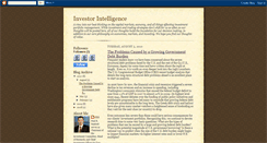 Desktop Screenshot of investorintel.blogspot.com