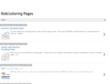 Tablet Screenshot of new-kids-coloring-pages.blogspot.com