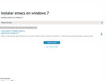 Tablet Screenshot of instalaremacsenwindows7.blogspot.com