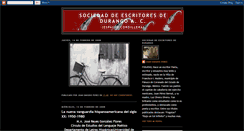 Desktop Screenshot of escritoresdedurango.blogspot.com
