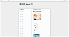 Desktop Screenshot of bleach-comics.blogspot.com