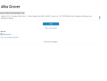 Tablet Screenshot of dralkagrover.blogspot.com