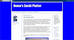 Desktop Screenshot of nomossushiplatter.blogspot.com