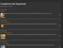 Tablet Screenshot of cuadernosdelargonauta.blogspot.com