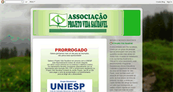 Desktop Screenshot of oprojetovidasaudavel.blogspot.com