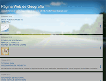 Tablet Screenshot of geografiavzla.blogspot.com