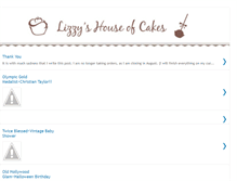 Tablet Screenshot of lizzyshouseofcakes.blogspot.com