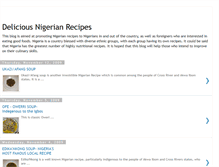 Tablet Screenshot of deliciousnigerianrecipes.blogspot.com