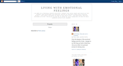 Desktop Screenshot of livingwithemotionalfeelings.blogspot.com