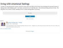 Tablet Screenshot of livingwithemotionalfeelings.blogspot.com