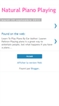 Mobile Screenshot of naturalpiano.blogspot.com