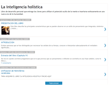 Tablet Screenshot of lainteligenciaholistica.blogspot.com