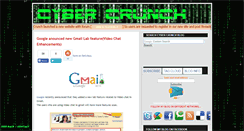 Desktop Screenshot of cybercrunch.blogspot.com