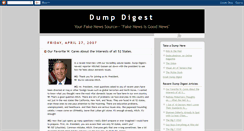 Desktop Screenshot of dumpdigest.blogspot.com