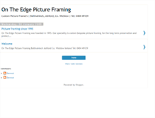 Tablet Screenshot of ontheedgepictureframing.blogspot.com