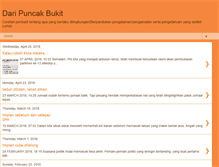 Tablet Screenshot of daripuncakbukit.blogspot.com