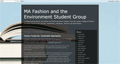 Desktop Screenshot of fashionenvironment.blogspot.com