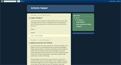 Desktop Screenshot of elblogdeantoniogaspar.blogspot.com