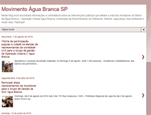 Tablet Screenshot of movimentoaguabrancasp.blogspot.com