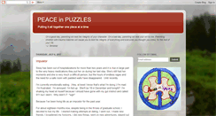Desktop Screenshot of peaceinpuzzles.blogspot.com