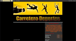 Desktop Screenshot of carreterodeportes.blogspot.com