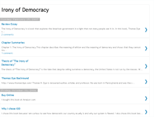 Tablet Screenshot of ironyofdemocracy.blogspot.com