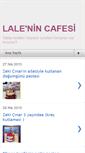 Mobile Screenshot of lalenincafesi.blogspot.com