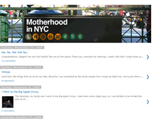 Tablet Screenshot of motherhoodinnyc.blogspot.com