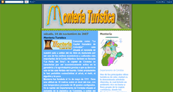 Desktop Screenshot of monteriaturistica.blogspot.com