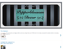 Tablet Screenshot of pepperblossomdecor.blogspot.com