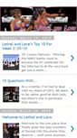 Mobile Screenshot of lethalandlacewrestling.blogspot.com