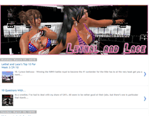 Tablet Screenshot of lethalandlacewrestling.blogspot.com