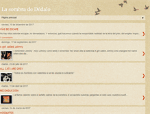 Tablet Screenshot of lasombradededalo.blogspot.com