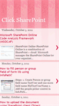 Mobile Screenshot of click-sharepoint.blogspot.com