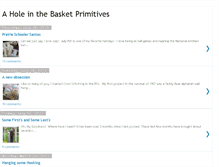 Tablet Screenshot of aholeinthebasketprimitives.blogspot.com