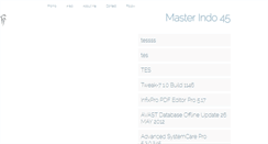 Desktop Screenshot of masterindo45.blogspot.com