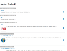 Tablet Screenshot of masterindo45.blogspot.com