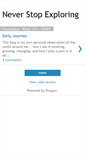 Mobile Screenshot of neverstopexploring.blogspot.com