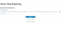 Tablet Screenshot of neverstopexploring.blogspot.com