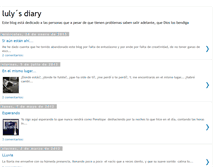 Tablet Screenshot of lulysdiary.blogspot.com
