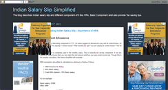 Desktop Screenshot of indiansalaryslipsimplified.blogspot.com