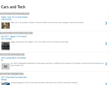 Tablet Screenshot of carsandtec.blogspot.com