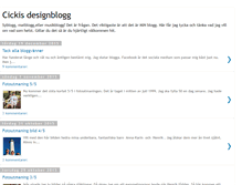 Tablet Screenshot of cickisdesign.blogspot.com