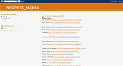 Desktop Screenshot of neopets--mania.blogspot.com