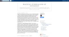 Desktop Screenshot of magicalsurrealismofinternet.blogspot.com